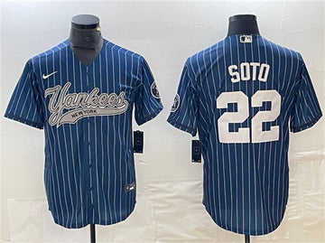 Custom New York Yankees navy jersey