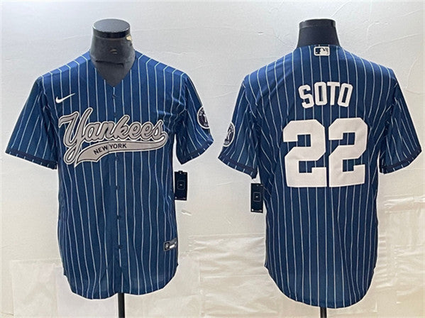 Custom New York Yankees navy jersey