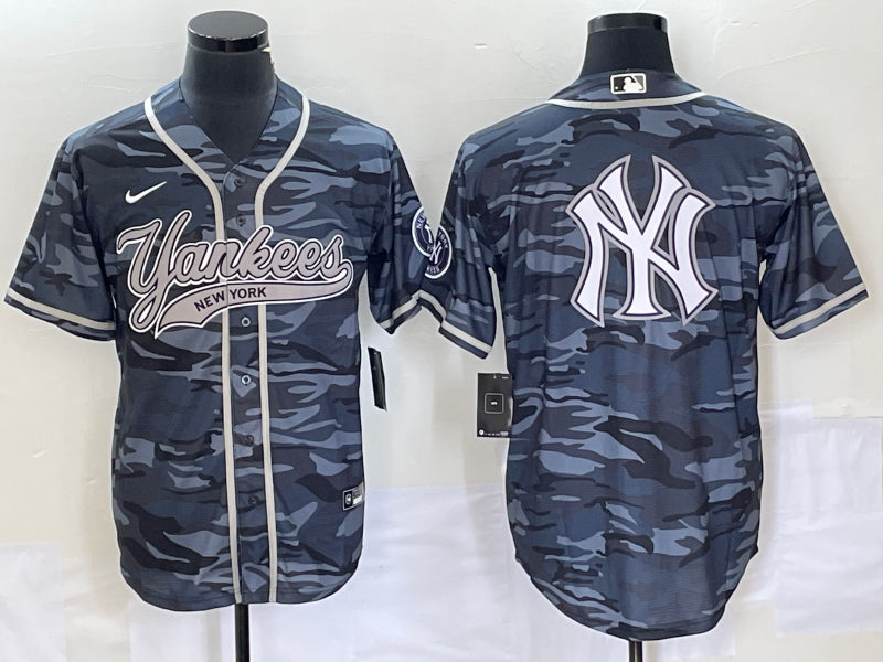 New York Yankees gray Camo jersey