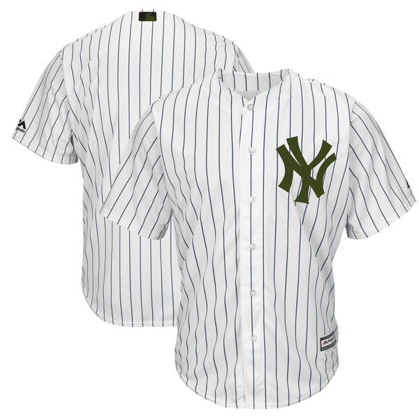 New York Yankees white Authentic jersey