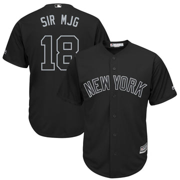 Didi Gregorius Sir MJG Majestic New York Yankees black jersey