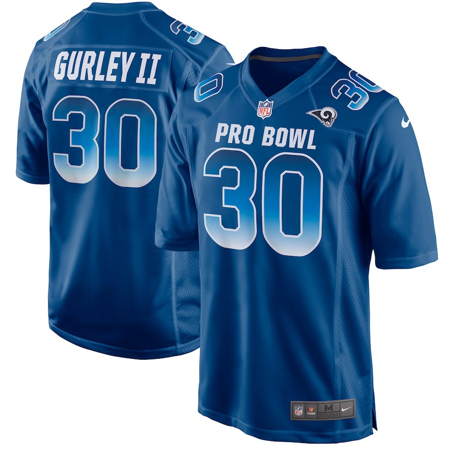Todd Gurley II Los Angeles Rams royal Game jersey