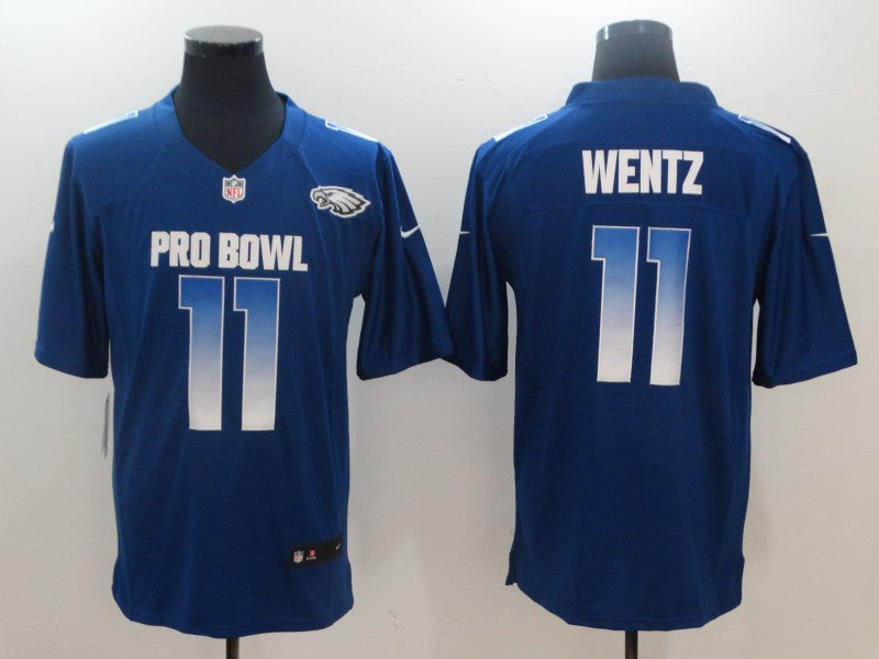 Carson Wentz Philadelphia Eagles royal Game jersey
