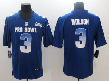 Russell Wilson Seattle Seahawks royal Game jersey