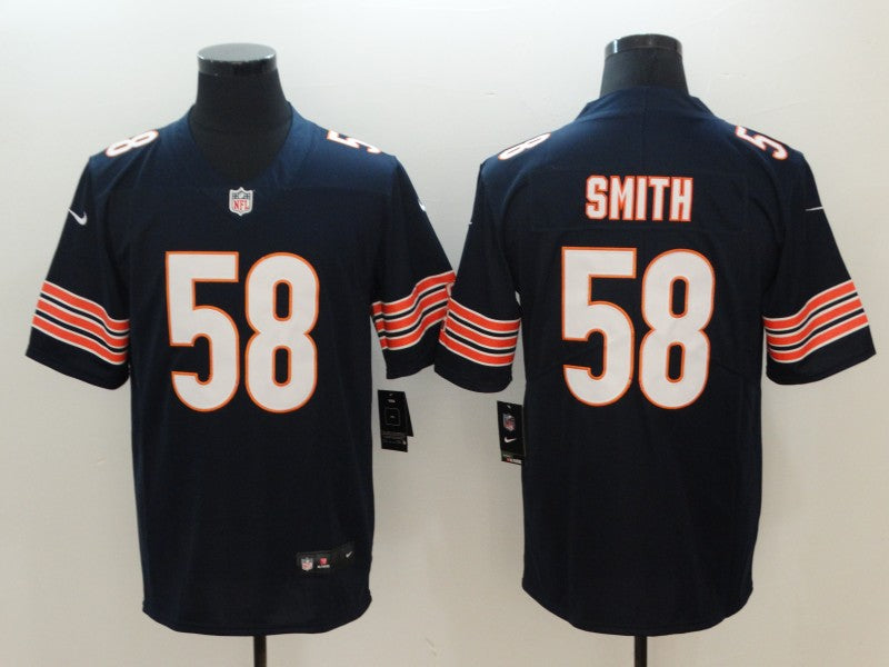 Chicago Bears #58 Roquan Smith Navy 2018 Draft Jersey