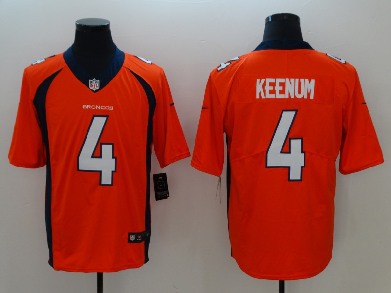 Case Keenum Denver Broncos orange jersey