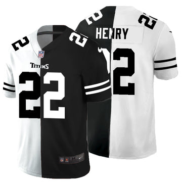 Derrick Henry Tennessee Titans black Split jersey