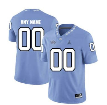 Custom North Carolina Tar Heels blue jersey