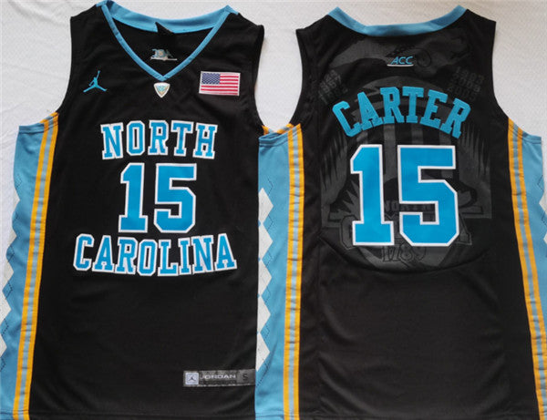 Vince Carter North Carolina Tar Heels black jersey