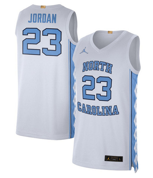 Michael Jordan North Carolina Tar Heels white jersey