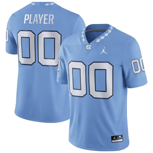 Custom North Carolina Tar Heels blue jersey