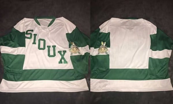 Custom North Dakota Fighting Sioux jersey