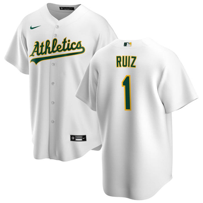 Esteury Ruiz Oakland Athletics white jersey