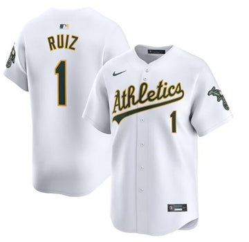 Esteury Ruiz Oakland Athletics white Home jersey