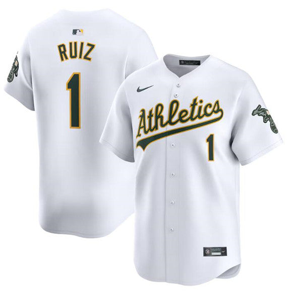 Esteury Ruiz Oakland Athletics white Home jersey