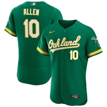 Nick Allen Oakland Athletics green jersey