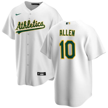 Nick Allen Oakland Athletics white jersey
