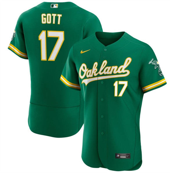 Trevor Gott Oakland Athletics green jersey