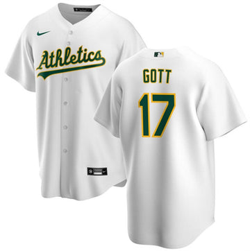 Trevor Gott Oakland Athletics white jersey
