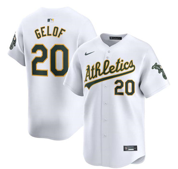Zack Gelof Oakland Athletics white Home jersey