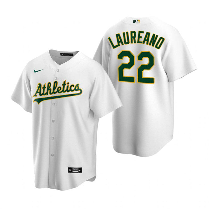 Ramon Laureano Oakland Athletics white jersey