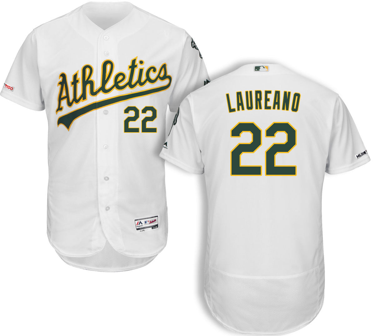 Ramon Laureano Oakland Athletics white jersey