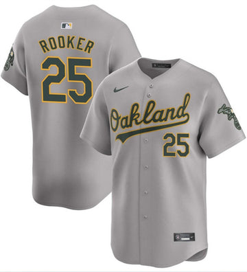 Brent Rooker Oakland Athletics gray Away jersey