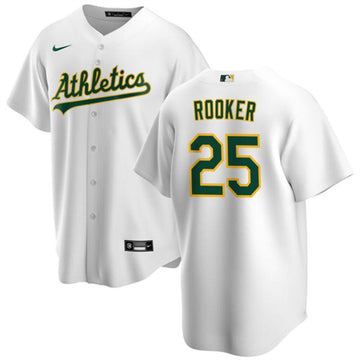 Brent Rooker Oakland Athletics white jersey