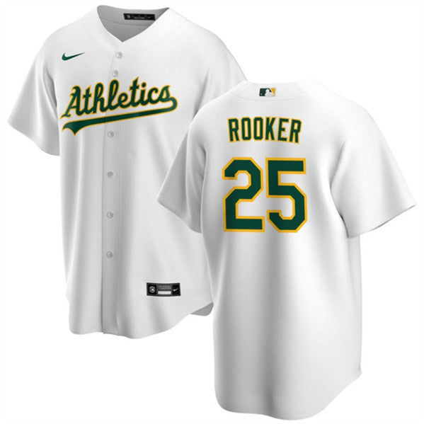 Brent Rooker Oakland Athletics white jersey