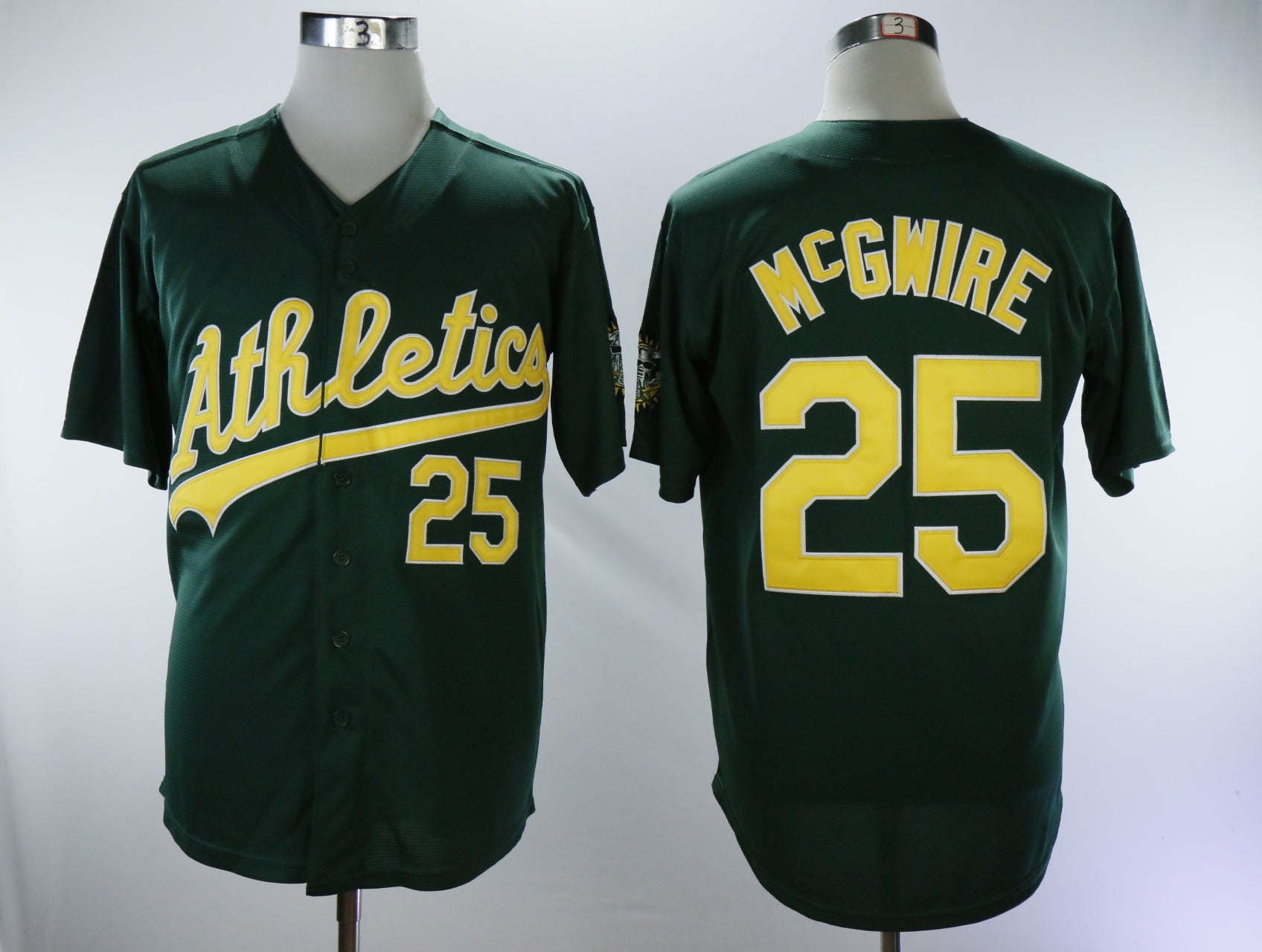 Mark McGwire Oakland Athletics green Throwback jersey