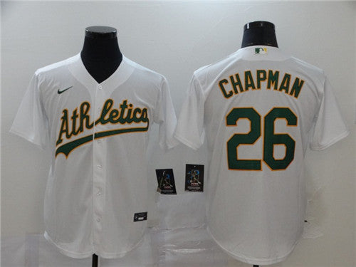 Matt Chapman Oakland Athletics white jersey