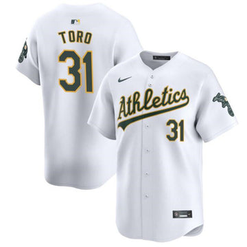 Abraham Toro Oakland Athletics white Home jersey
