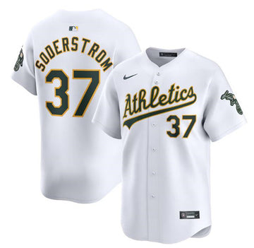 Tyler Soderstrom Oakland Athletics white Home jersey