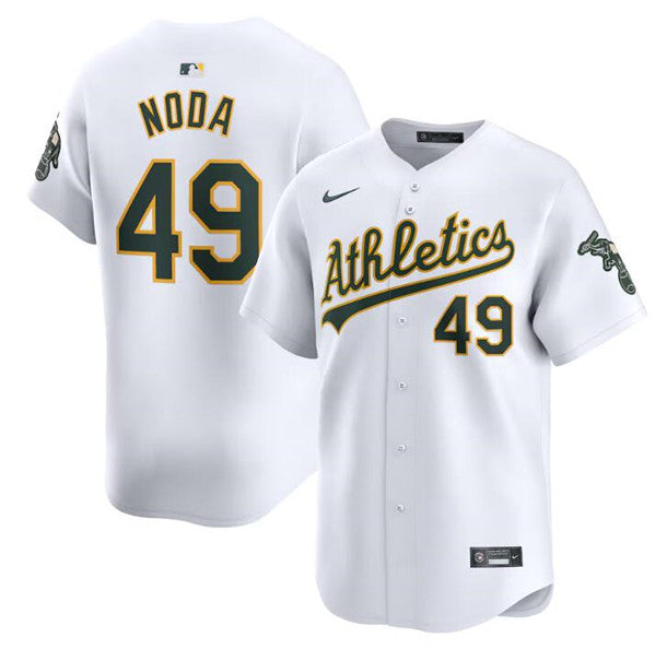 Ryan Noda Oakland Athletics white Home jersey