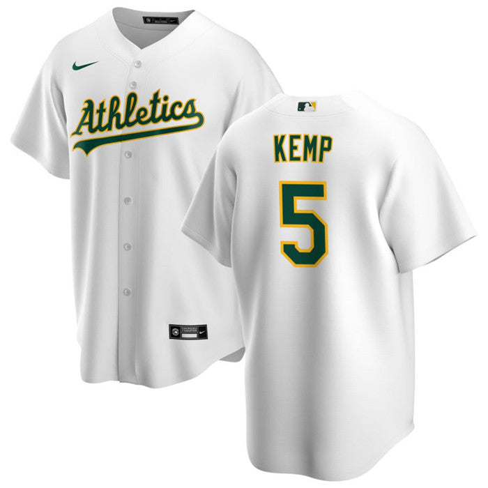 Tony Kemp Oakland Athletics white jersey