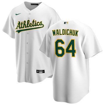 Ken Waldichuk Oakland Athletics white jersey