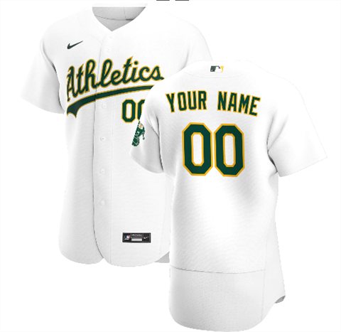 Custom Oakland Athletics Authentic jersey