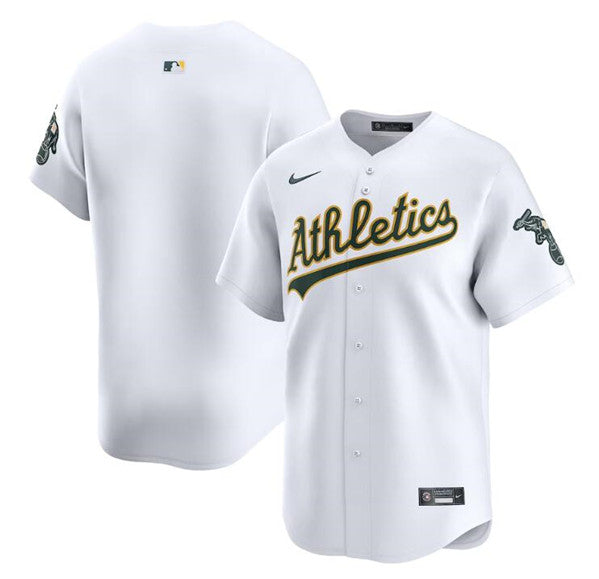 Custom Oakland Athletics white Home jersey