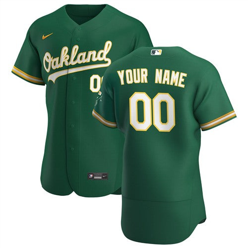 Custom Oakland Athletics Authentic jersey