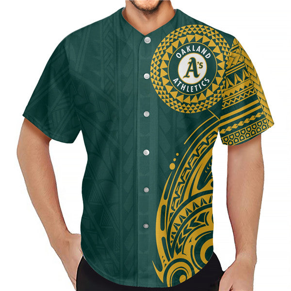 Oakland Athletics green jersey