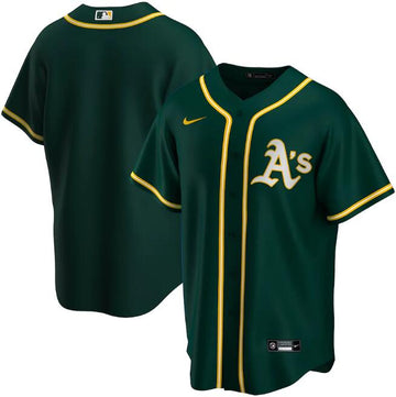 Oakland Athletics green jersey