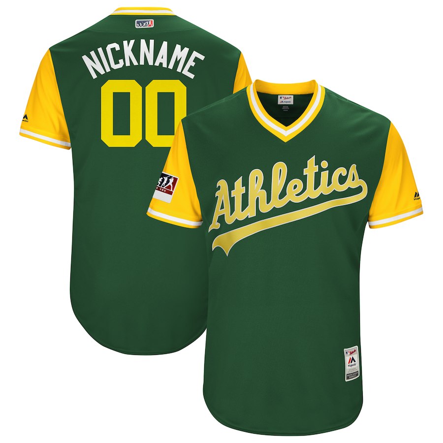 Majestic Oakland Athletics green jersey