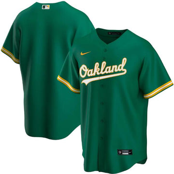 Oakland Athletics green jersey