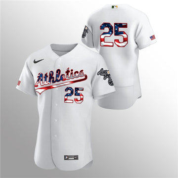 Oakland Athletics white jersey