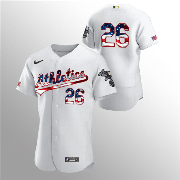 Oakland Athletics white jersey