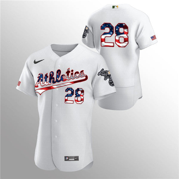 Oakland Athletics white jersey