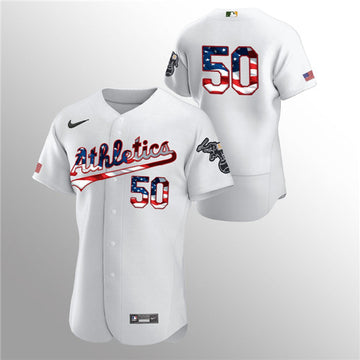 Oakland Athletics white jersey