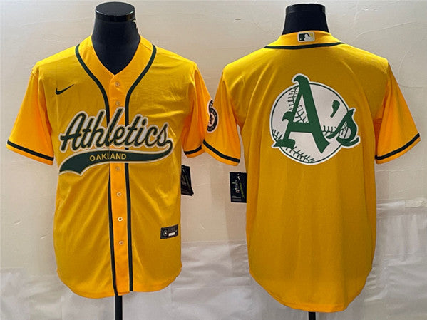 Oakland Athletics yellow jersey