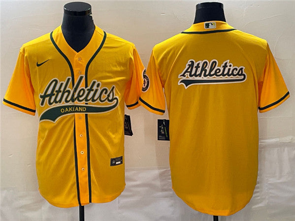 Oakland Athletics yellow jersey