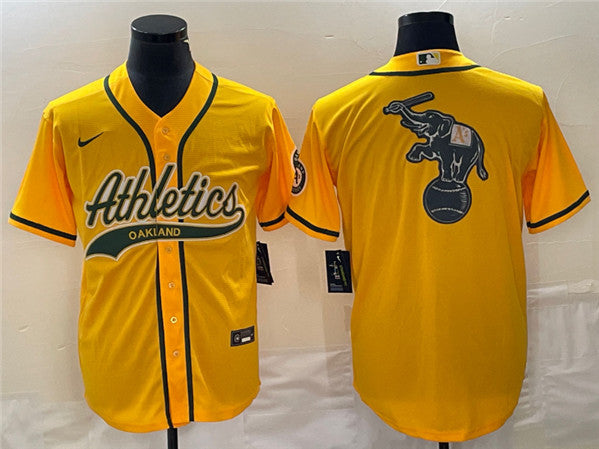 Oakland Athletics yellow jersey